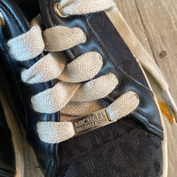 Girls Black Sneakers by Michael Kors - Picture 2 of 7